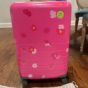 Monos x drunk elephant trunk luggage suitcase